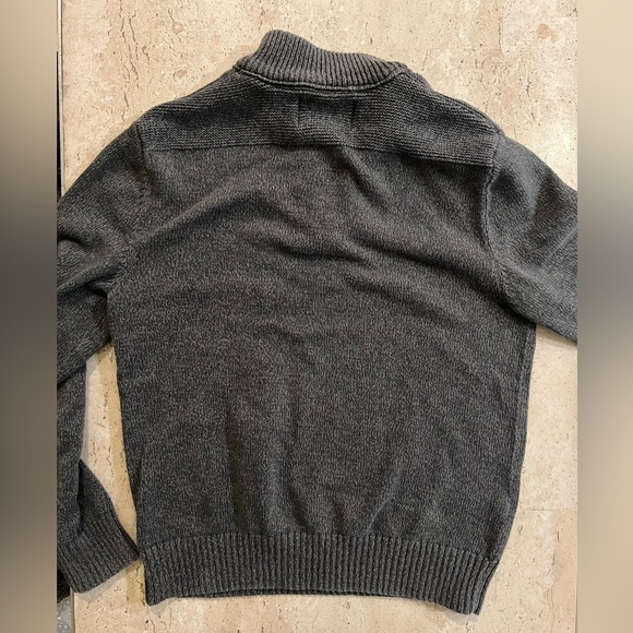 Eddie Bauer Cotton Knit Men’s Pullover Sweater Greenish/Gray Size Large - Picture 2 of 6